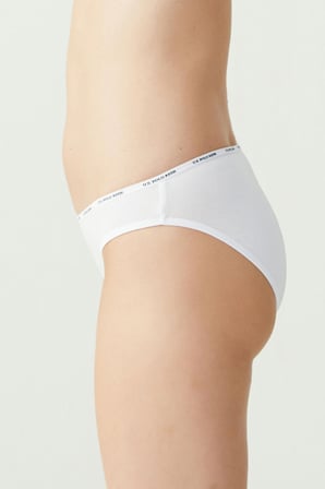 . Kadın Çok Renkli 5 Li Yüksek Bel Slip