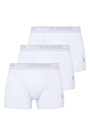 . Erkek Beyaz 3 Lü Boxer