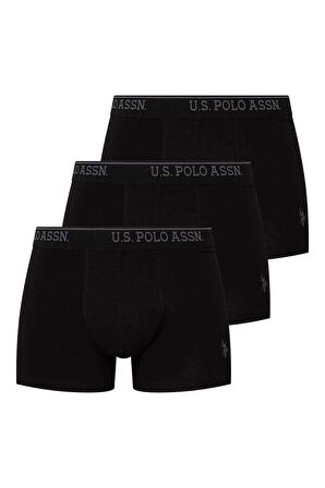 . Erkek Siyah 3 Lü Boxer