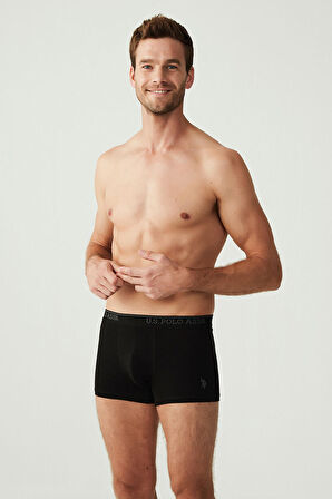 . Erkek Siyah 3 Lü Boxer