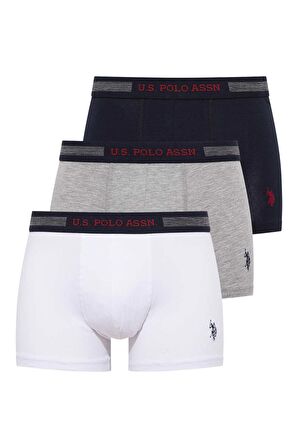 . Erkek Çok Renkli 3 Lü Boxer