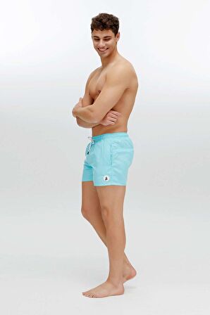 U.S. Polo Assn. Erkek Mint Orta Boy Deniz Şortu