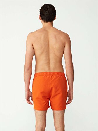 U.S. POLO ASSN. - Erkek Turuncu Orta Boy Deniz Şortu 