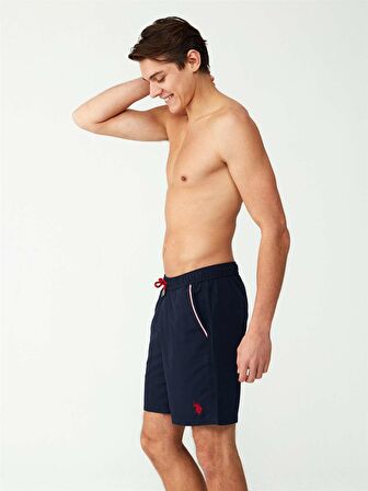 U.S. POLO ASSN. - Erkek Lacivert Uzun Deniz Şortu 