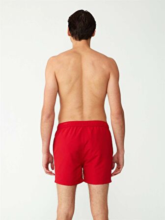 U.S. POLO ASSN. - Erkek Kırmızı Orta Boy Deniz Şortu 