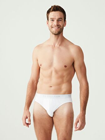 . - Erkek Battal Beyaz 3 Lü Slıp