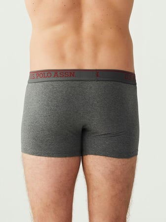 U.S. Polo Assn. - Erkek Siyah - Antrasit Melanj - Lacivert 3 Lü Boxer