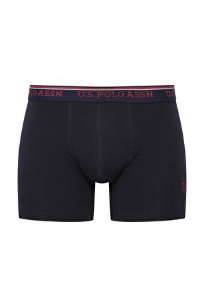 . - Erkek Modal Lacivert Uzun Paçalı Tekli Boxer