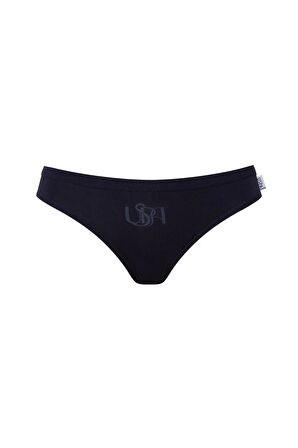 U.S. POLO ASSN. - Kadın Lacivert - Kırmızı -Lacivert 3 lü Slip 