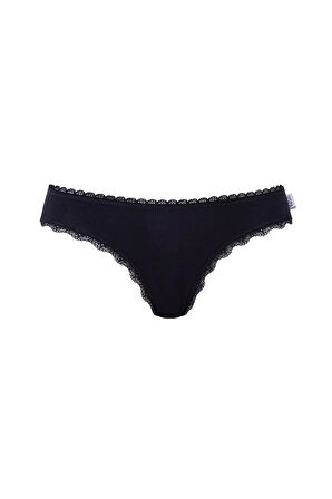 U.S. POLO ASSN. - Kadın Lacivert - Kırmızı -Baskılı 3 lü Slip 