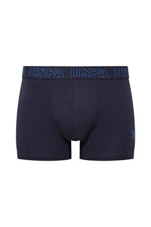 U.S. POLO ASSN. Erkek Bordo-Lacivert-Siyah 3 lü Boxer 