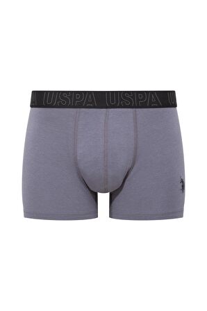 U.S. POLO ASSN. Erkek Antrasit-Saks-Siyah 3 lü Boxer 
