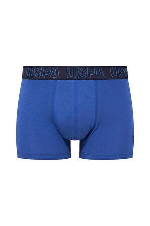 U.S. POLO ASSN. Erkek Antrasit-Saks-Siyah 3 lü Boxer 