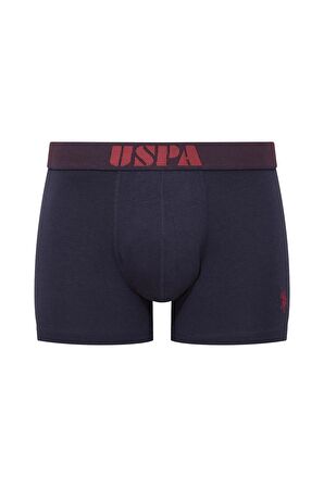 U.S. POLO ASSN. Erkek Bordo-Lacivert-Antrasit 3 lü Boxer 