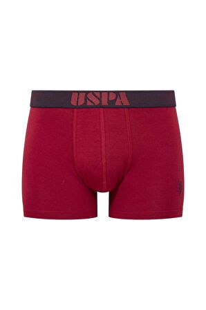 U.S. POLO ASSN. Erkek Bordo-Lacivert-Antrasit 3 lü Boxer 