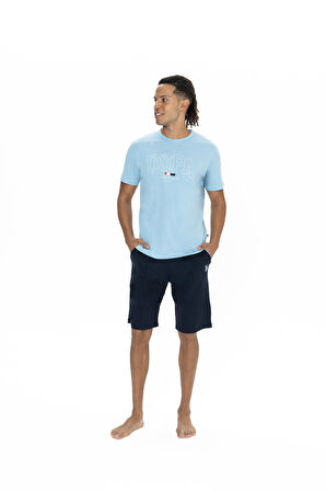 U.S. Polo Assn. Erkek Mavi Şort Takım 
