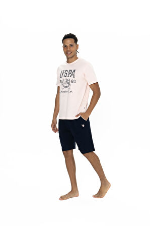 U.S. Polo Assn. Erkek Pembe Şort Takım 