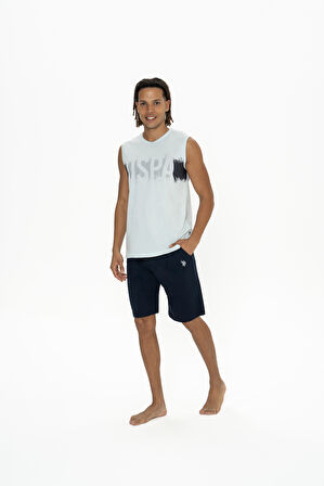 U.S. Polo Assn. Erkek Mavi Şort Takım 