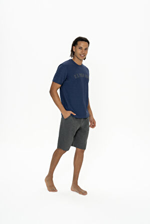 U.S. Polo Assn. Erkek Lacivert Şort Takım 