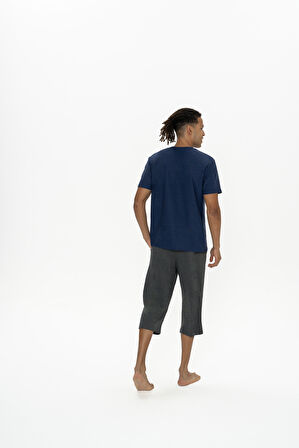 U.S. Polo Assn. Erkek Lacivert Kapri Takım 