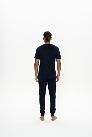 U.S. Polo Assn. Erkek Lacivert Pijama Takım 