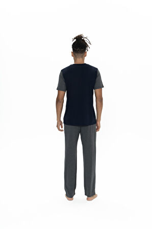 U.S. Polo Assn. Erkek Lacivert Pijama Takım 