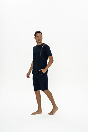 U.S. Polo Assn. Erkek Lacivert Pijama Takım 