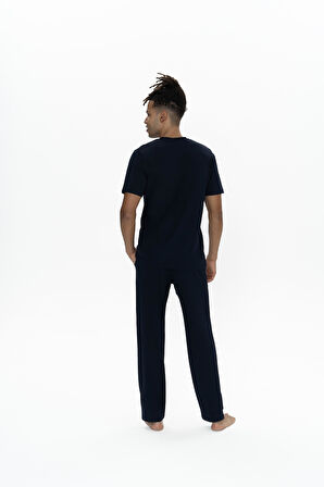 U.S. Polo Assn. Erkek Lacivert Pijama Takım 