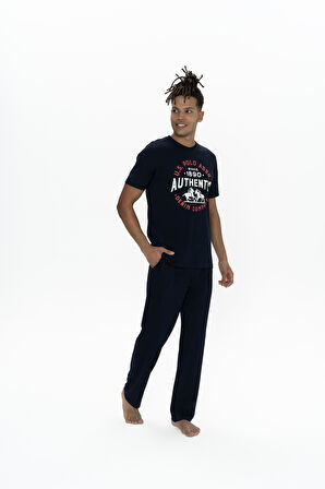 U.S. Polo Assn. Erkek Lacivert Pijama Takım 