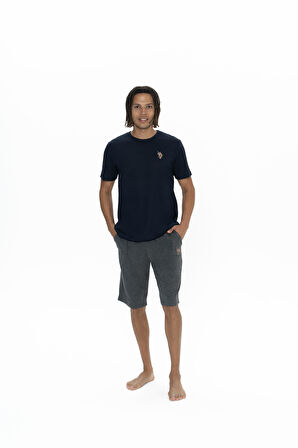 U.S. Polo Assn. Erkek Lacivert Şort Takım 