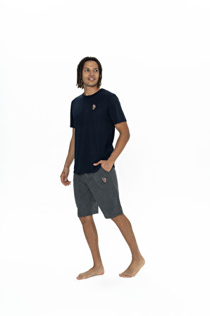 U.S. Polo Assn. Erkek Lacivert Şort Takım 