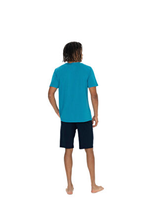 U.S. Polo Assn. Erkek Petrol Şort Takım 18904 