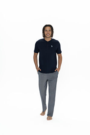U.S. Polo Assn. Erkek Lacivert Pijama Takım 