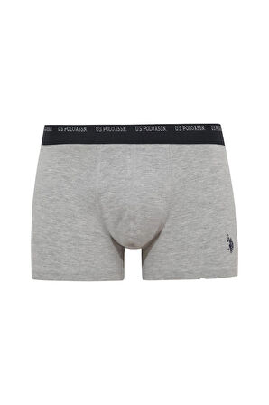 U.S. Polo Assn.  Erkek 200 Lacivert- Gri Melanj-Lacivert 3 lü Boxer 