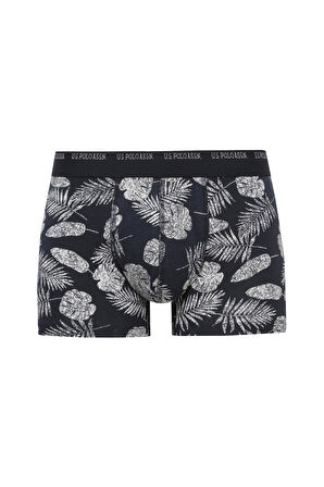 U.S. Polo Assn.  Erkek 200 Lacivert- Gri Melanj-Lacivert 3 lü Boxer 