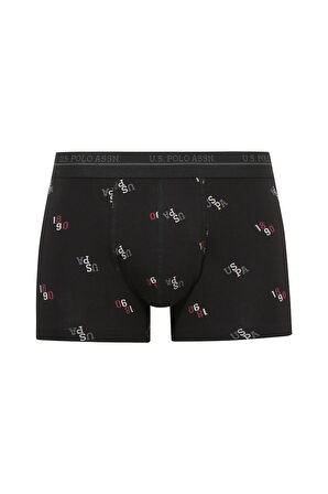 U.S. Polo Assn.  Erkek 200 Siyah-Antrasit Melanj - Siyah 3 lü Boxer 