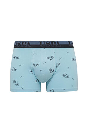 U.S. Polo Assn.  Erkek Mavi-Lacivert-Antrasit Melanj 3 lü Boxer 