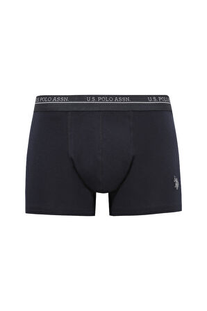 U.S. Polo Assn.  Erkek 200 Lacivert-Antrasit Melanj - Lacivert 3 lü Boxer 