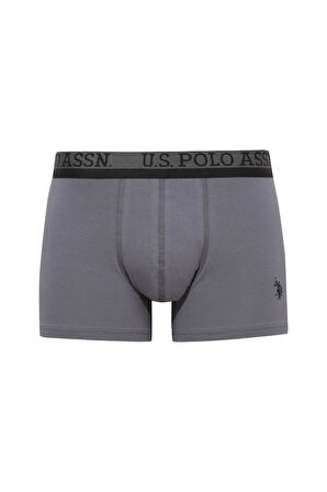 U.S. Polo Assn.  Erkek 201 Siyah-Antrasit Melanj - Siyah 3 lü Boxer 