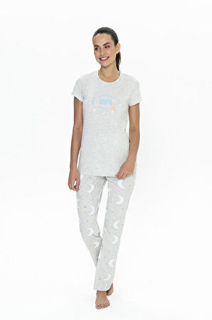 U.S POLO 20075 Kadın PİJAMA TAKIM