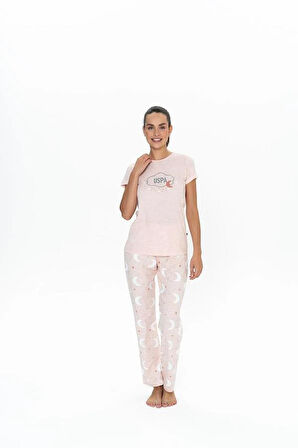 U.S POLO 20075 Kadın PİJAMA TAKIM