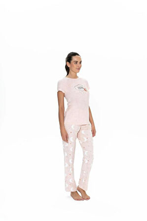 U.S POLO 20075 Kadın PİJAMA TAKIM