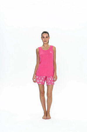 U.S POLO 20106  Kadın ATLET ŞORT Takım