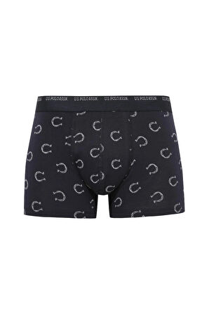 U.S. Polo Assn.  Erkek 211 Lacivert-Antrasit Melanj - Sİyah3 lü Boxer 