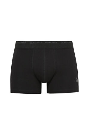 U.S. Polo Assn.  Erkek 211 Lacivert-Antrasit Melanj - Sİyah3 lü Boxer 