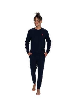 U.S. Polo Assn. Erkek Lacivert Pijama Takım 18923