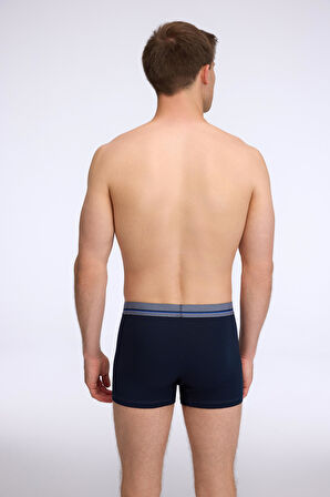  Erkek Lacivert 3 lü Boxer 