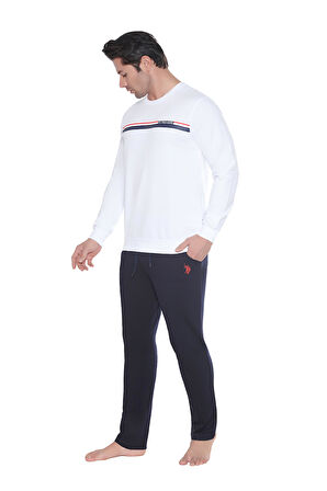 U.S. Polo Assn. Erkek Beyaz Ev Giyim 