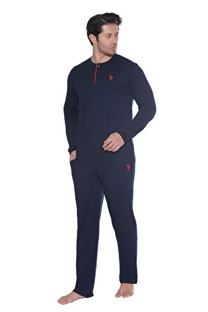 U.S. Polo Assn. Erkek Lacivert Pijama Takım 
