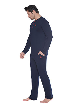 U.S. Polo Assn. Erkek Lacivert Pijama Takım 